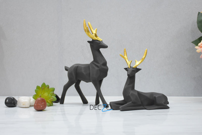 Geometric Deer Pair - Deczo