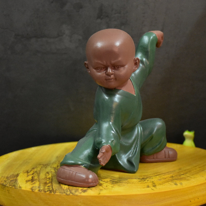Kung Fu Monk for Gift, Decor (15x14x9 CM)