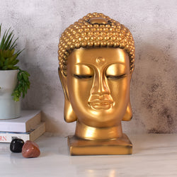 Gracious Buddha Face : Golden