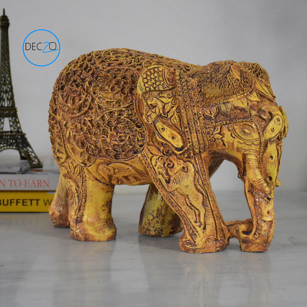 ANTIQUE ROYAL ELEPHANT SHOWPIECE