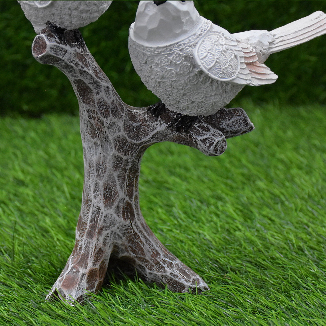 Bird Pair Sitting On Tree Branch Figurine For Home Decor,Fang sue Item For Good Luck,Bird and animal showpiece