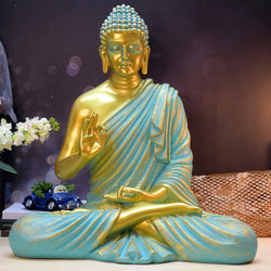 2 Feet XL Size Meditating Lord Buddha :Golden