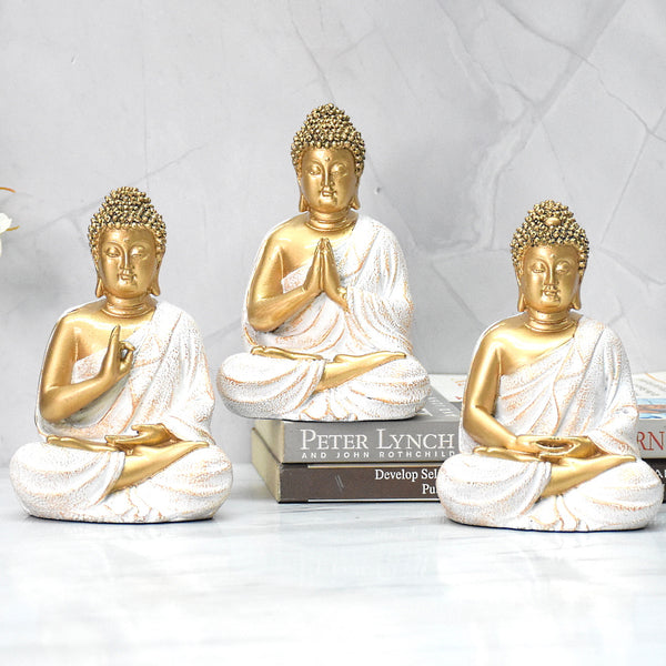Lord Buddha statue In Three Different Positions