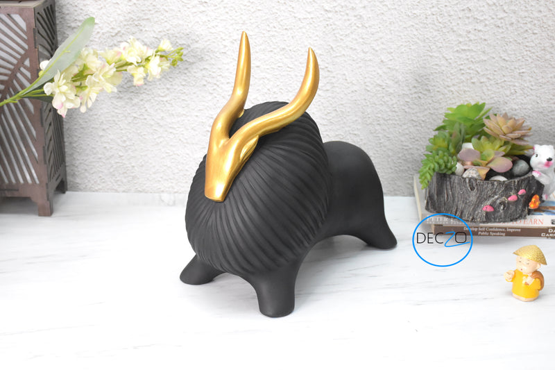 Black Yak with Golden Horn