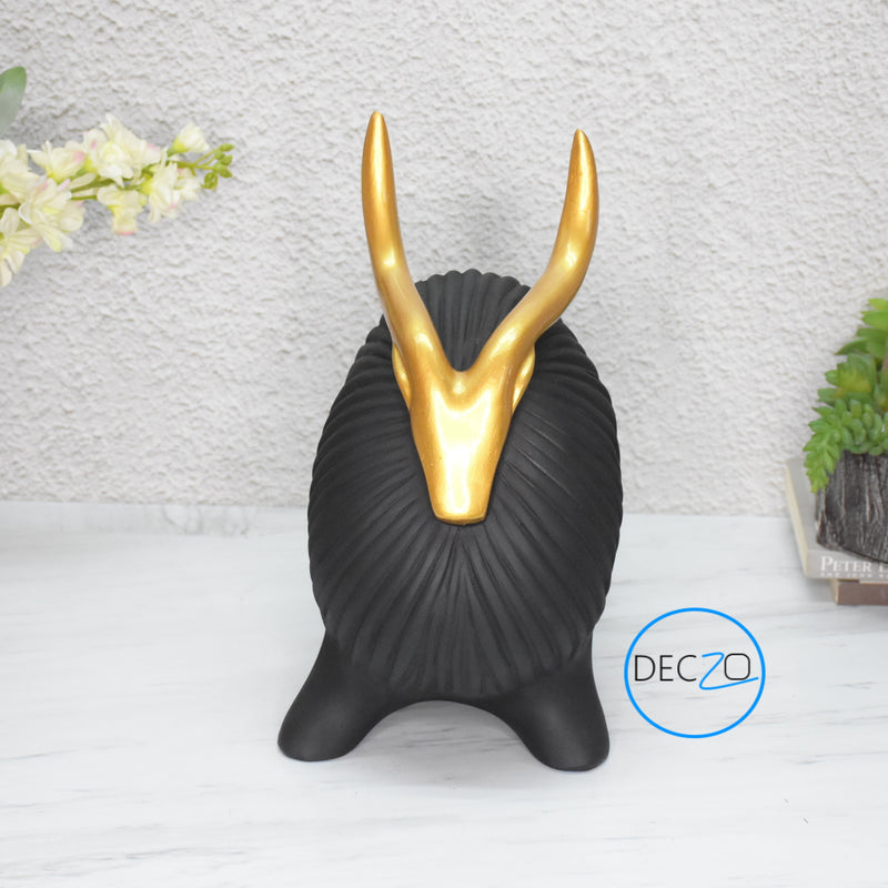 Black Yak with Golden Horn