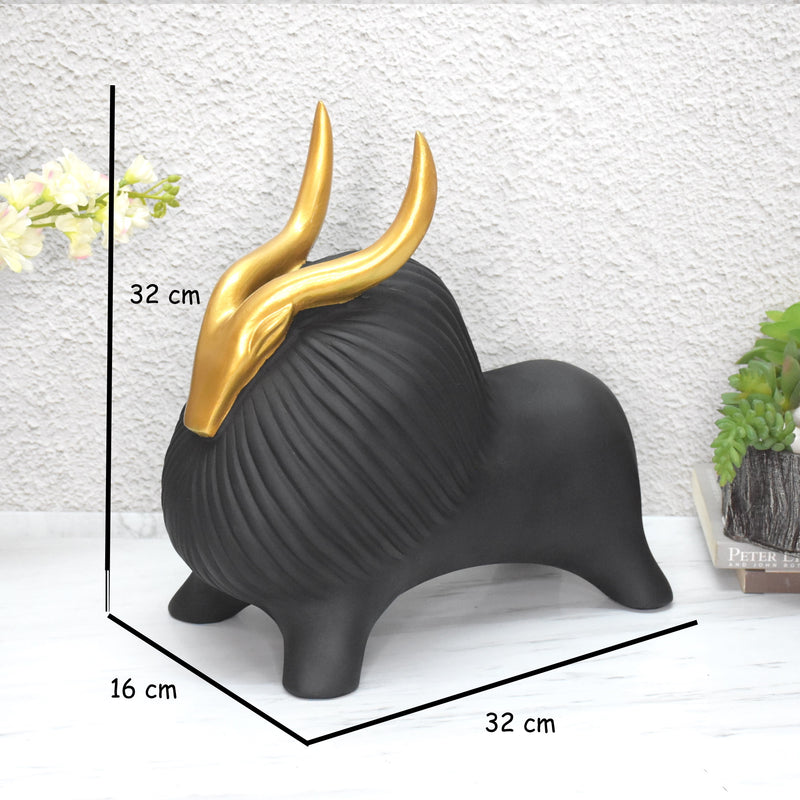 Black Yak with Golden Horn