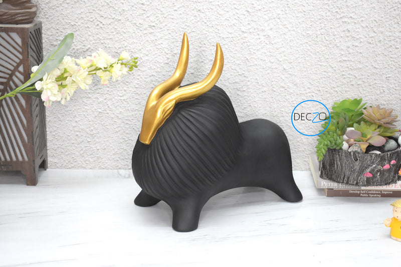 Black Yak with Golden Horn