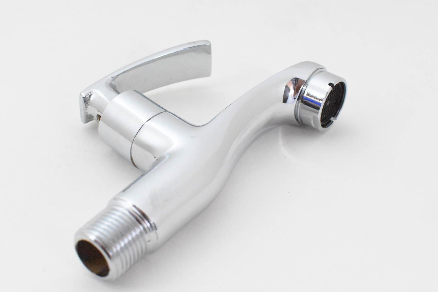 Bib Cock Model Stone01 Chrome Plated Full Brass Bathroom Faucet - Deczo