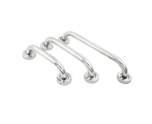 DECZO Stainless Steel, 9 inch, 12 inch and 15 inch , Bathroom Safety Support Grab Handle/  Towels Rail (Silver) - Deczo