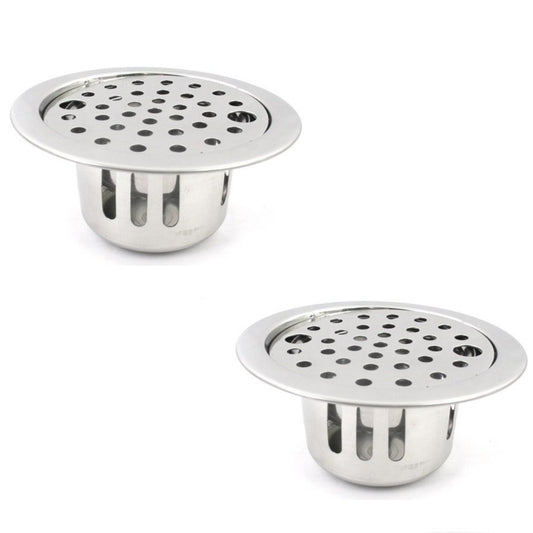 Stainless Steel Bathroom Jali : Set of 2 - Deczo