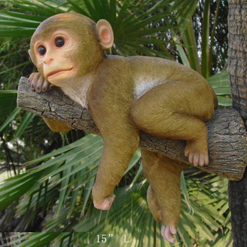 Monkey Hanging On Tree - Deczo