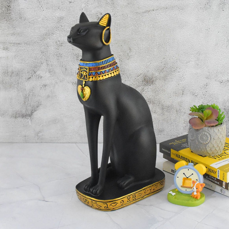 Egyptian Mau Figurine for Peace and Strength - Deczo