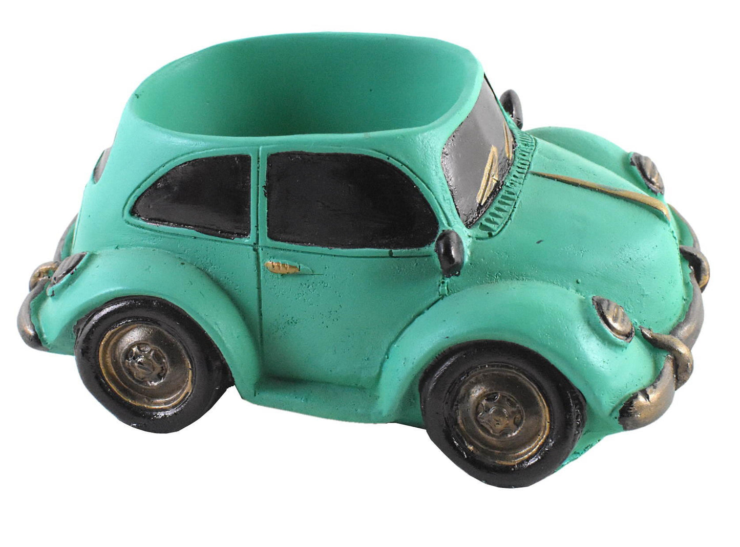 Copy of Retro Small Car Resin Succulent Pot for Table , Gift : Green - Deczo