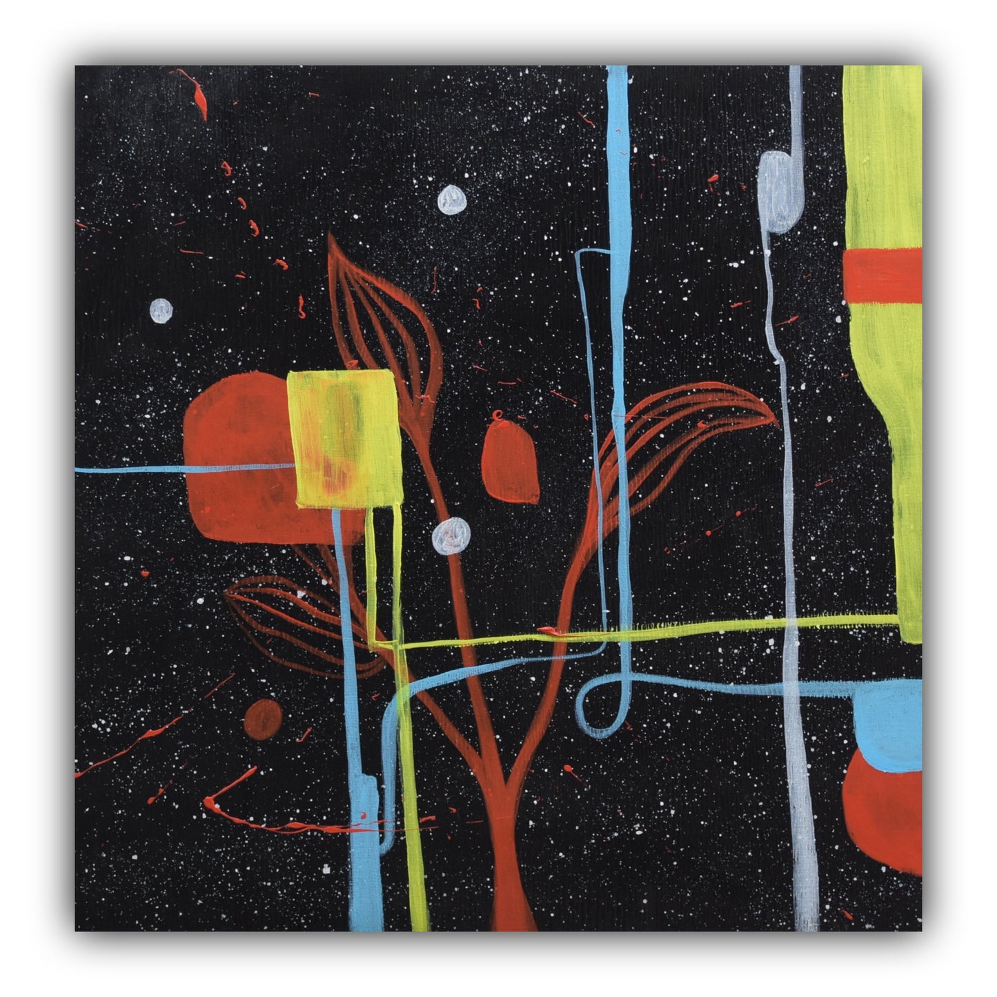 Parallel universe, Handmade Canvas Painting : 23x23 inches - Deczo