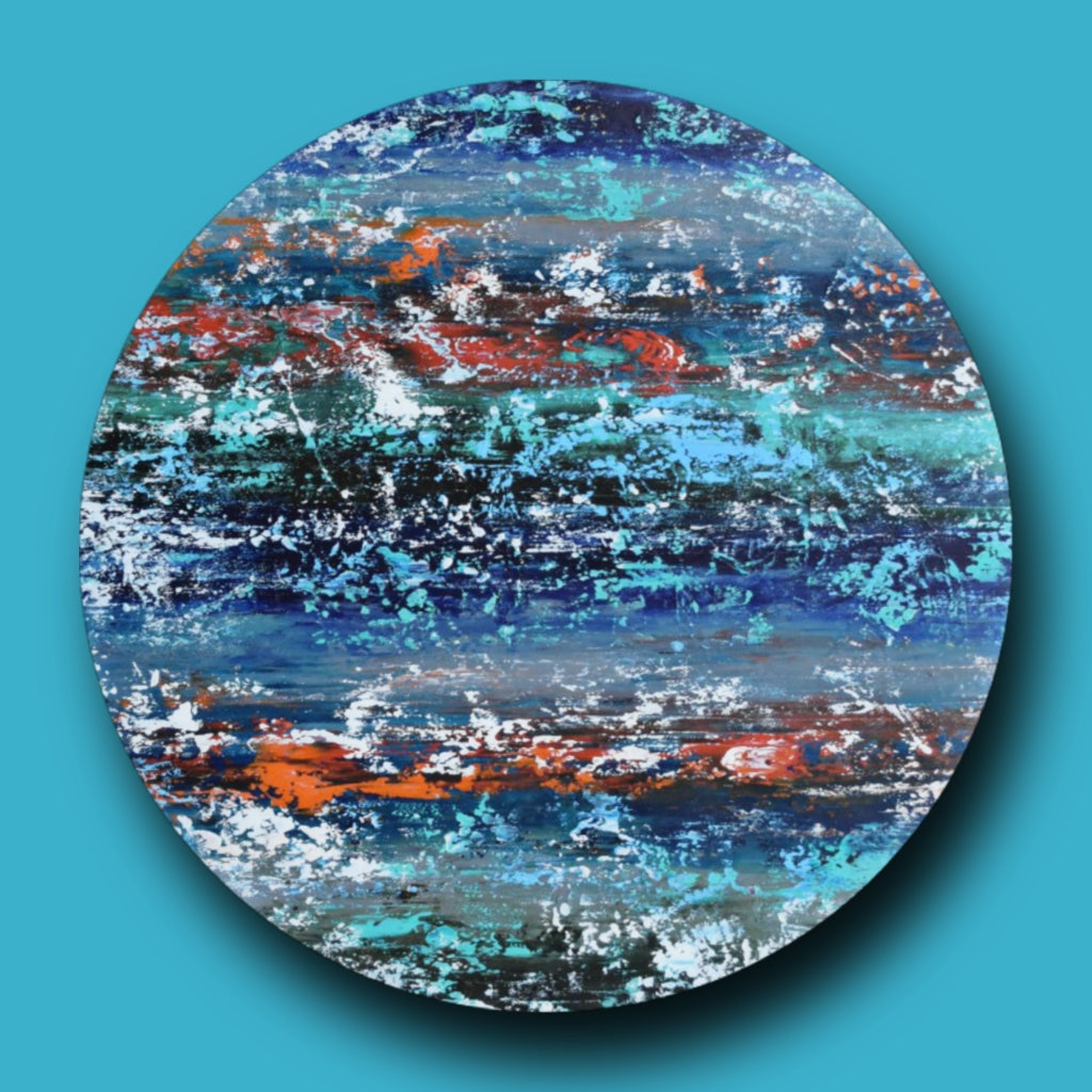 At the Beginning , Acrylic on Canvas, Handmade, Wall Painting - Deczo