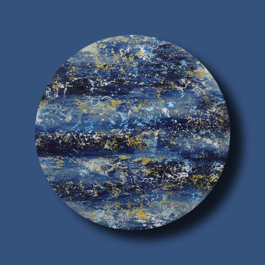 Lost in Dark, Acrylic on Canvas, Handmade, Wall Painting - Deczo