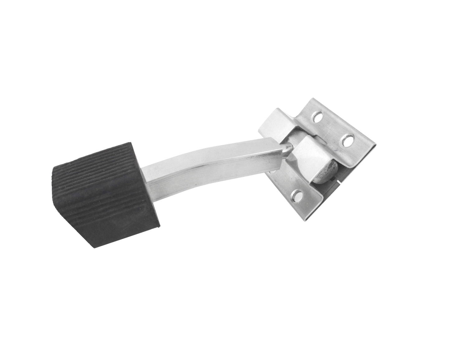 Pack of 4 Steel made Square Leg 4 Inches Door Mounted Door Stopper - Deczo