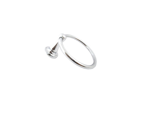 DECZO Sparkling Steel 6 INCH Towel Holder - Deczo