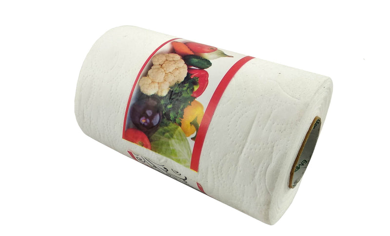 Set of 4 Extra Soft  Washable Kitchen Tissue Towel Roll - Deczo