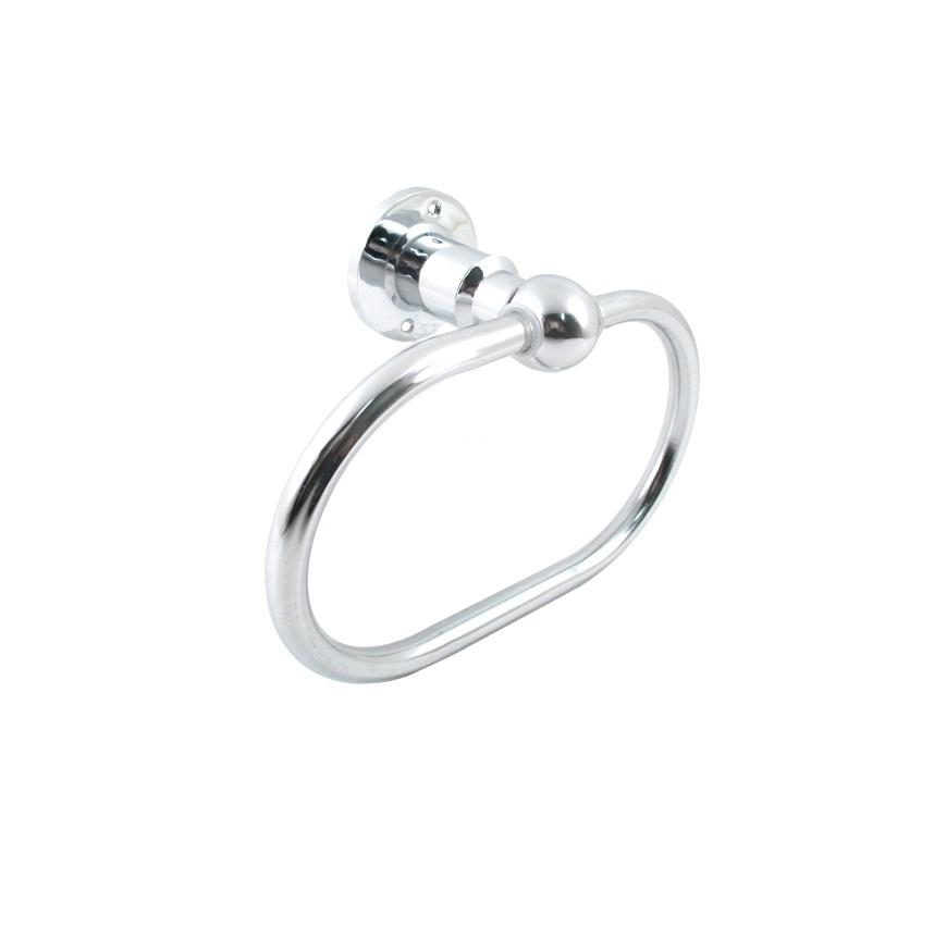 TARZEN Style Brass Made 7 Inch Oval Shape Towel Ring - Deczo