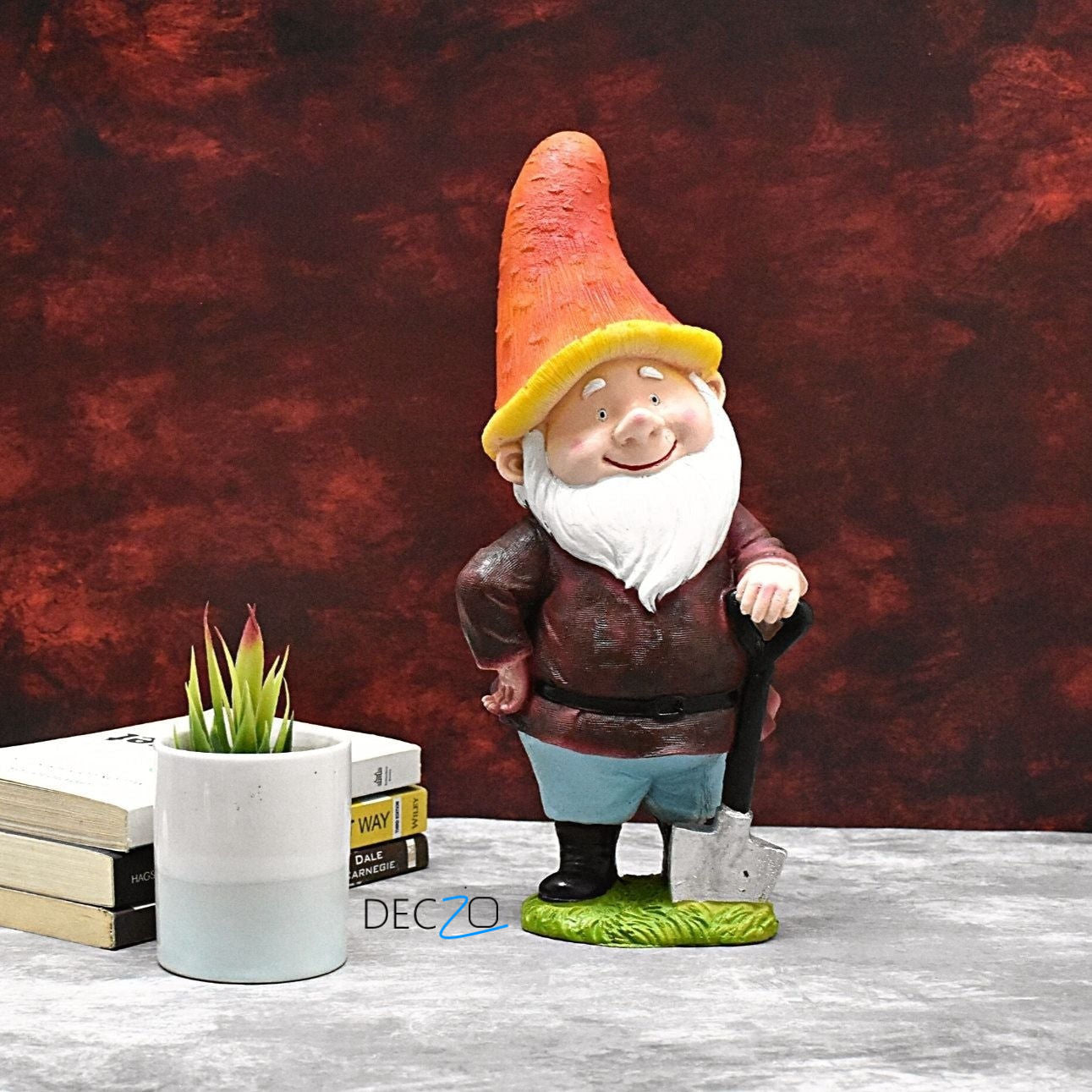 Dwarf  Standing with Axe Decorative Showpiece - Deczo