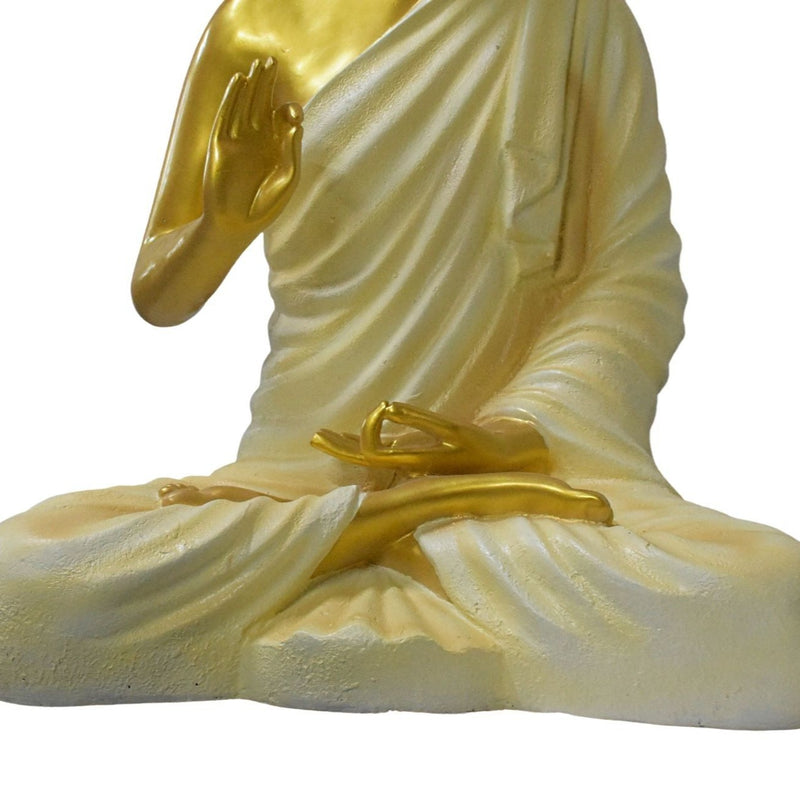 3 Feet  XXL Size Meditating Lord Buddha :Golden - Deczo