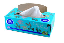 Vinda Box Tissues, Ultra Soft Facial Tissue For Car/Table, 100 Sheets - Deczo