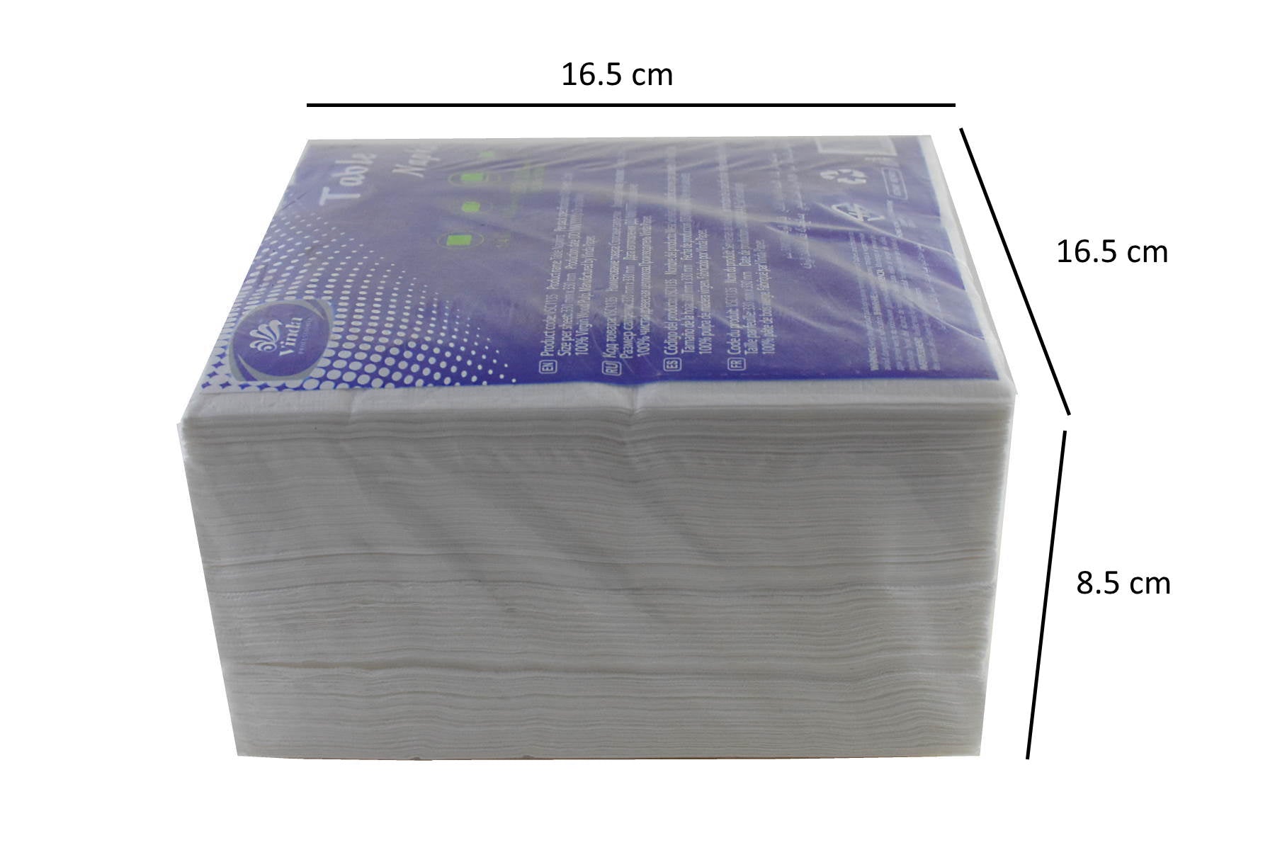 Table Tissues with Great Absorbency , 2 Ply, 100 Sheets - Deczo