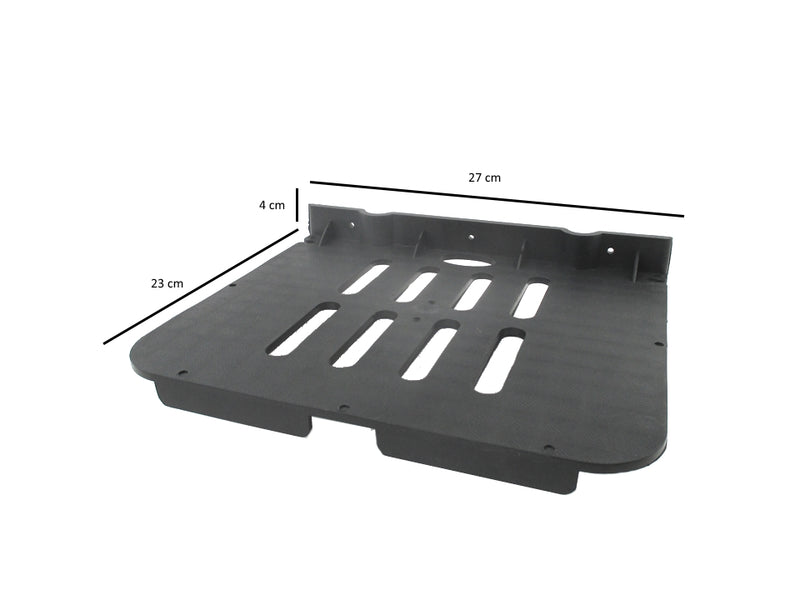 Set of 2  Hard PVC Multipurpose Set top Box Stand - Deczo