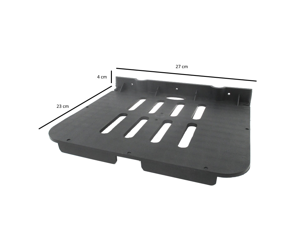 DECZO Set of 6 Hard PVC Multipurpose Set top Box/ Speaker Shelf - Deczo