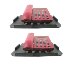 Set of 2  Hard PVC Multipurpose Set top Box Stand - Deczo