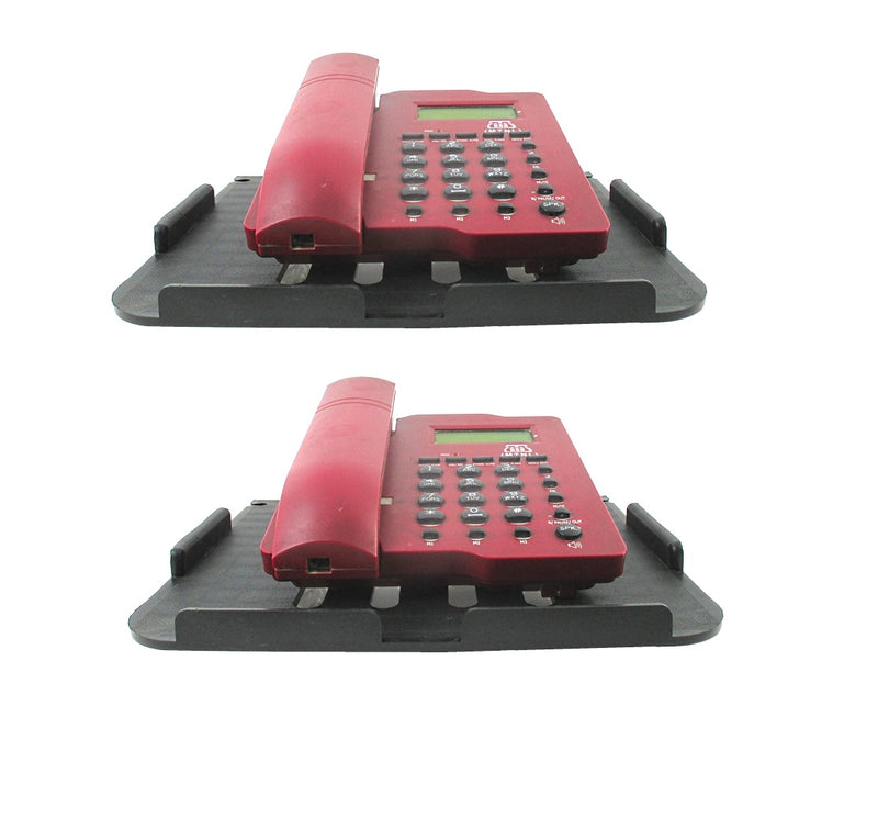Set of 2  Hard PVC Multipurpose Set top Box Stand - Deczo
