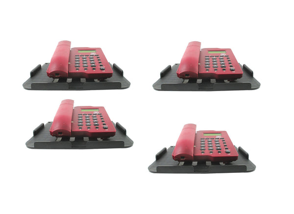 DECZO Set of 4 Hard PVC Multipurpose Set top Box/ Speaker Shelf - Deczo