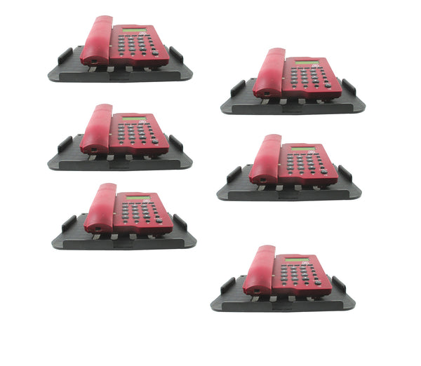 DECZO Set of 6 Hard PVC Multipurpose Set top Box/ Speaker Shelf - Deczo