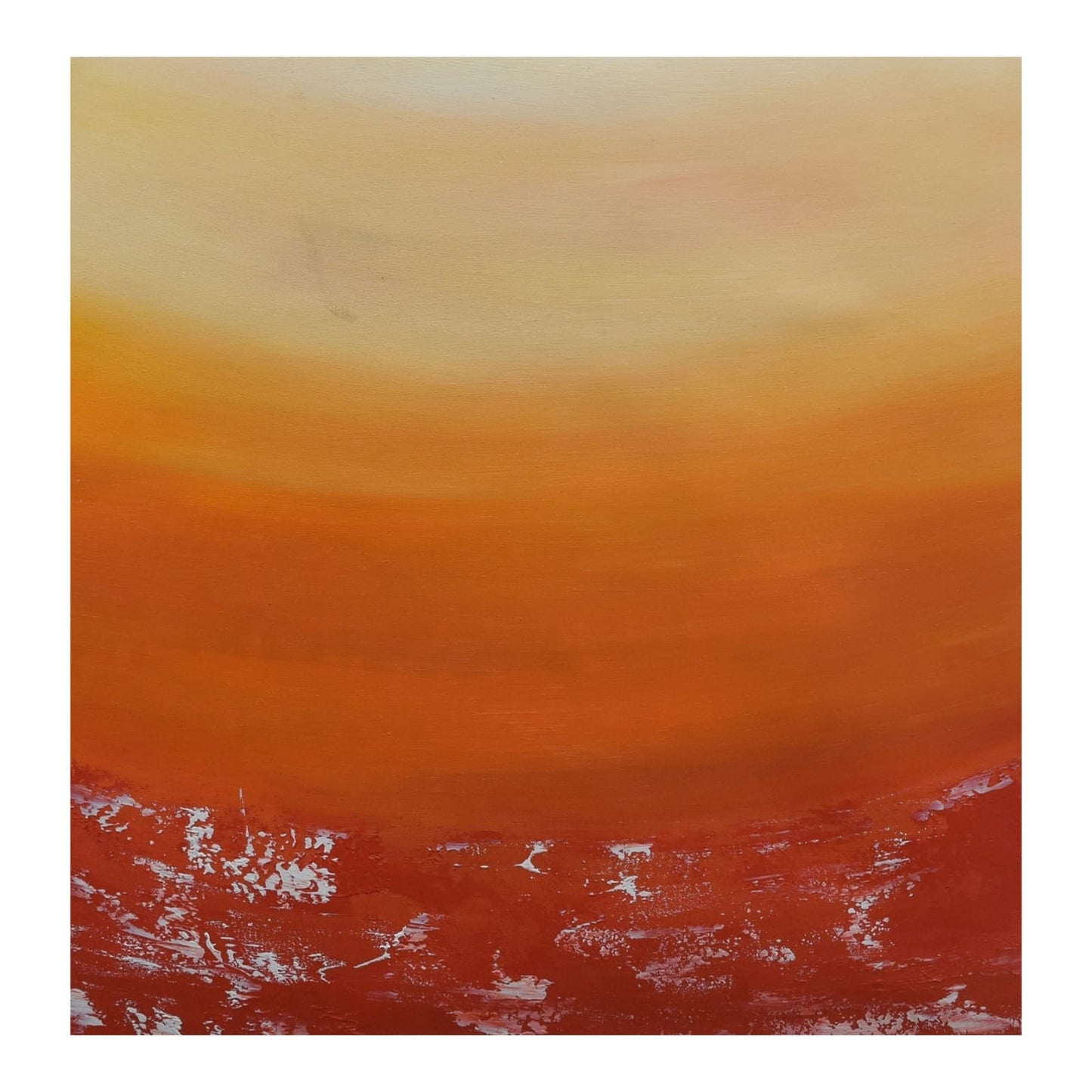 Profoundness 2, Acrylic on Canvas, Handmade Wall Painting :23x23 inches - Deczo