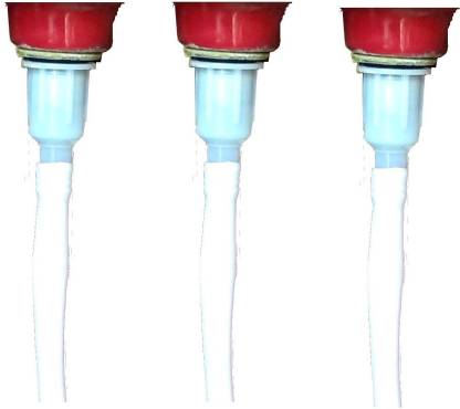 DECZO Best Quality 3 PCS PVC Socket Waste Drain Pipe for Wash Basin/Kitchen Sink Water outlet Hose Pipe - Deczo