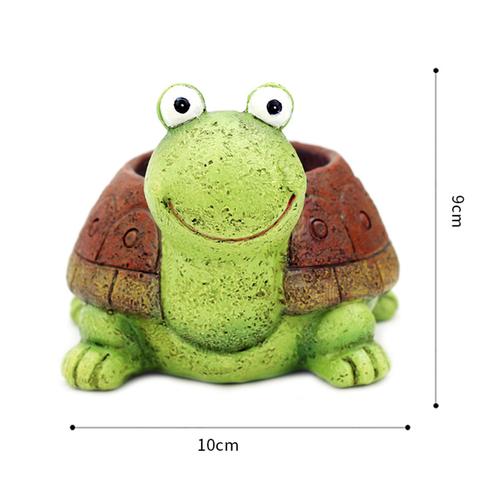 Cute Tortoise Resin Succulent Pot - Deczo