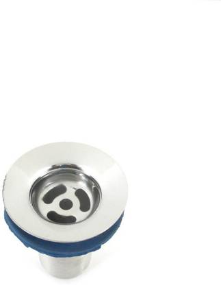 DECZO Basin, Bathroom Sink, Bathtub, Floor, Kitchen Sink Stainless Steel Push Down Strainer  (6.5 cm Set of 1) - Deczo