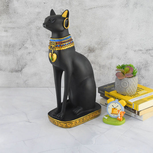 Egyptian Mau Figurine for Peace and Strength - Deczo