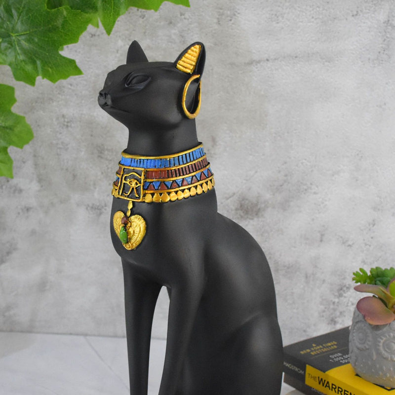 Egyptian Mau Figurine for Peace and Strength - Deczo