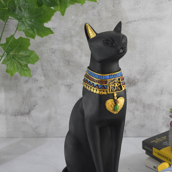 Egyptian Mau Figurine for Peace and Strength - Deczo