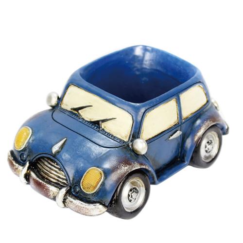 Retro Small Car Resin Succulent Pot for Table , Gift - Deczo