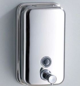 DECZO Silky Steel 500 ML Liquid Soap/Lotion Dispenser - Deczo