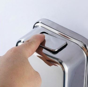 DECZO Silky Steel 500 ML Liquid Soap/Lotion Dispenser - Deczo