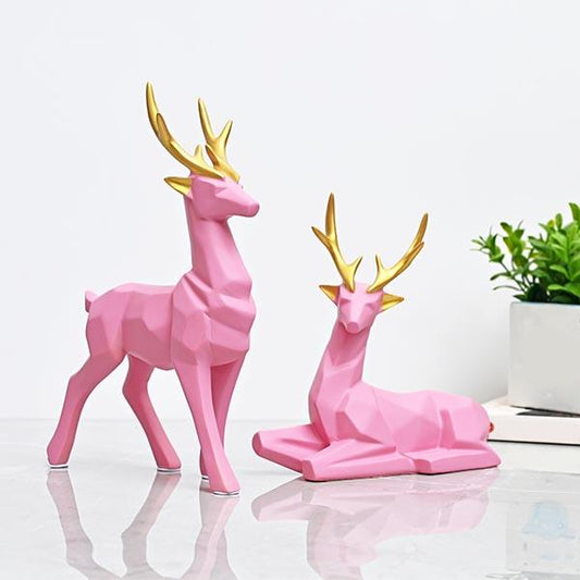 Geometric Deer Pair - Deczo